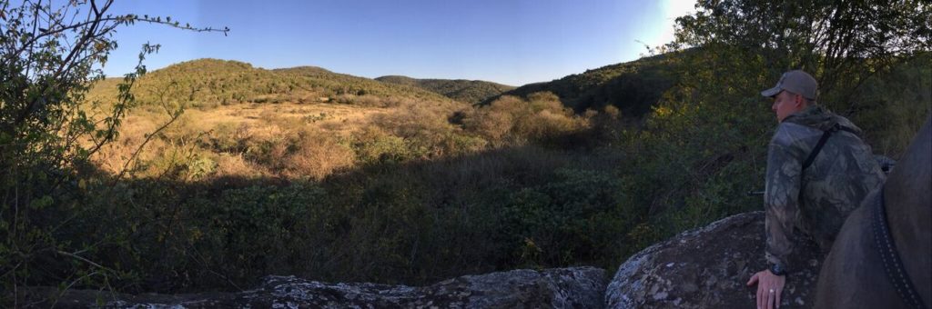 Typical Lookout point. This particular spot is known as Lynx Lookout & has produced some fantastic Nyala, Kudu and Bushbuck